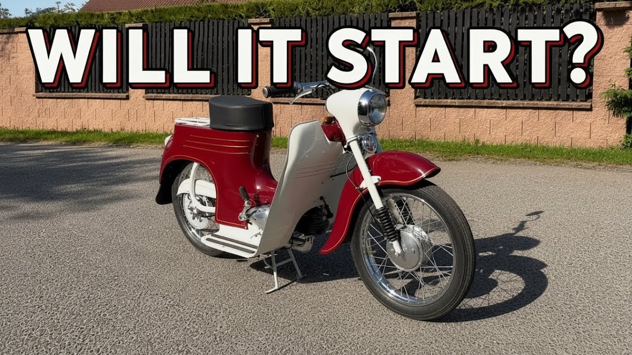 Nastartuje? První start po renovaci — Jawa 555 De Luxe